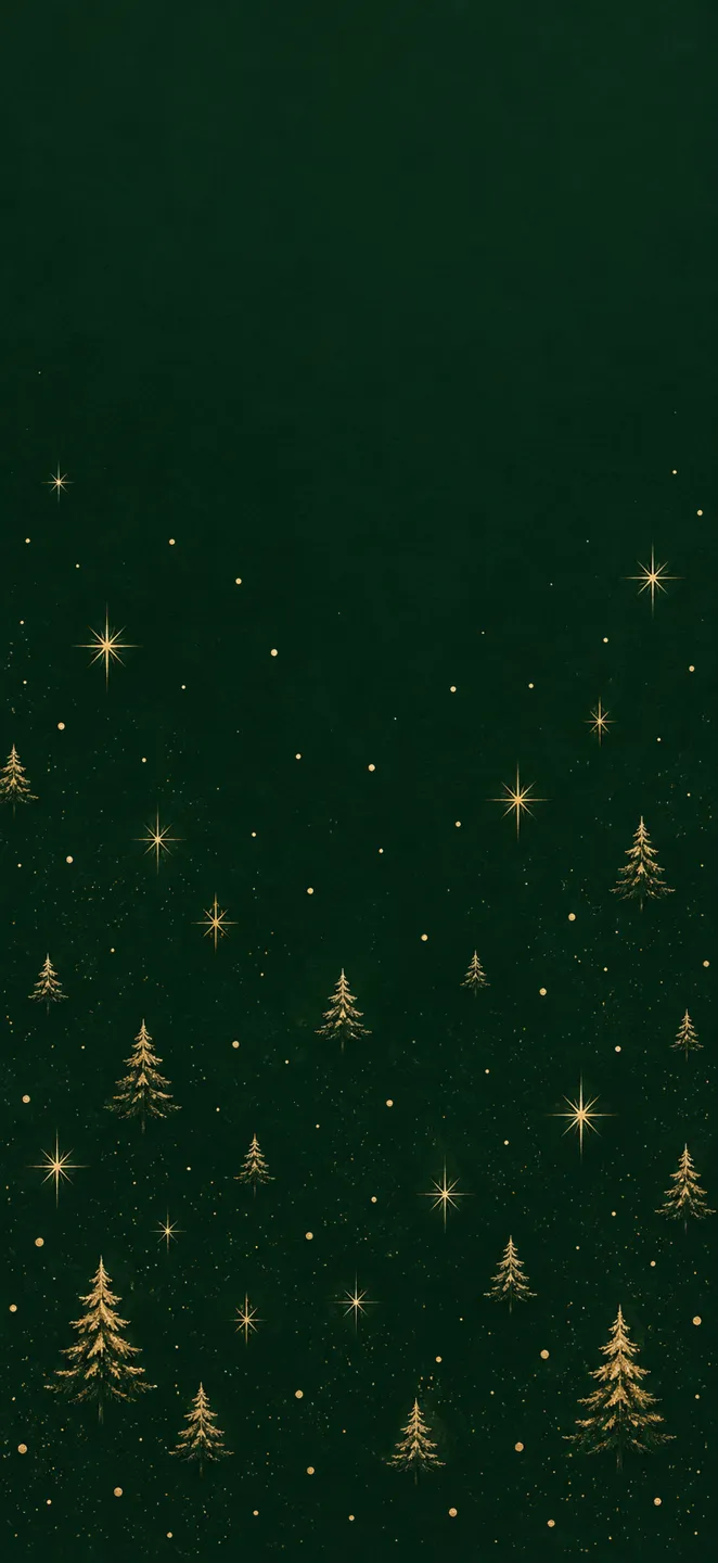Minimal forest green phone wallpaper logo example